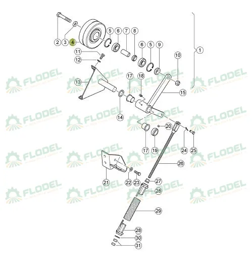 Fulie combina CLAAS 672366