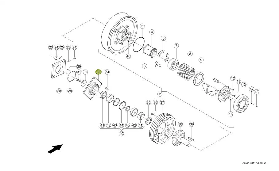 Carcasa rulment variator combina CLAAS 661193