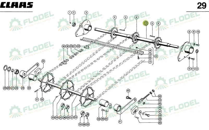 Ax transportor combina agricola CLAAS 603525