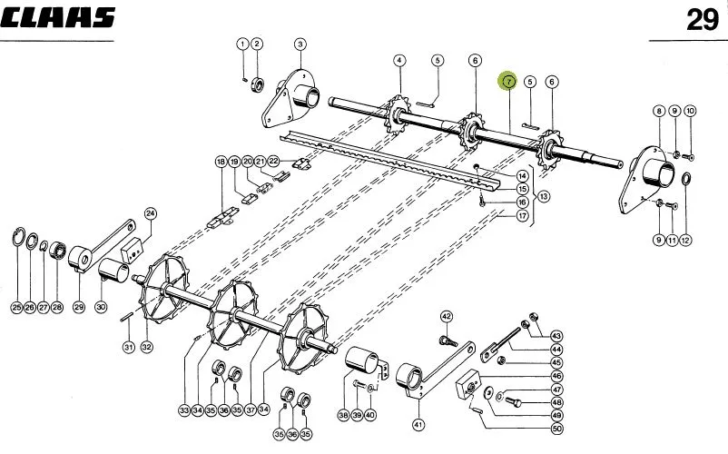 Ax transportor combina agricola CLAAS 603525