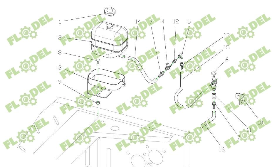 Rezervor ulei DOMINONI 05038 Original DOMINONI