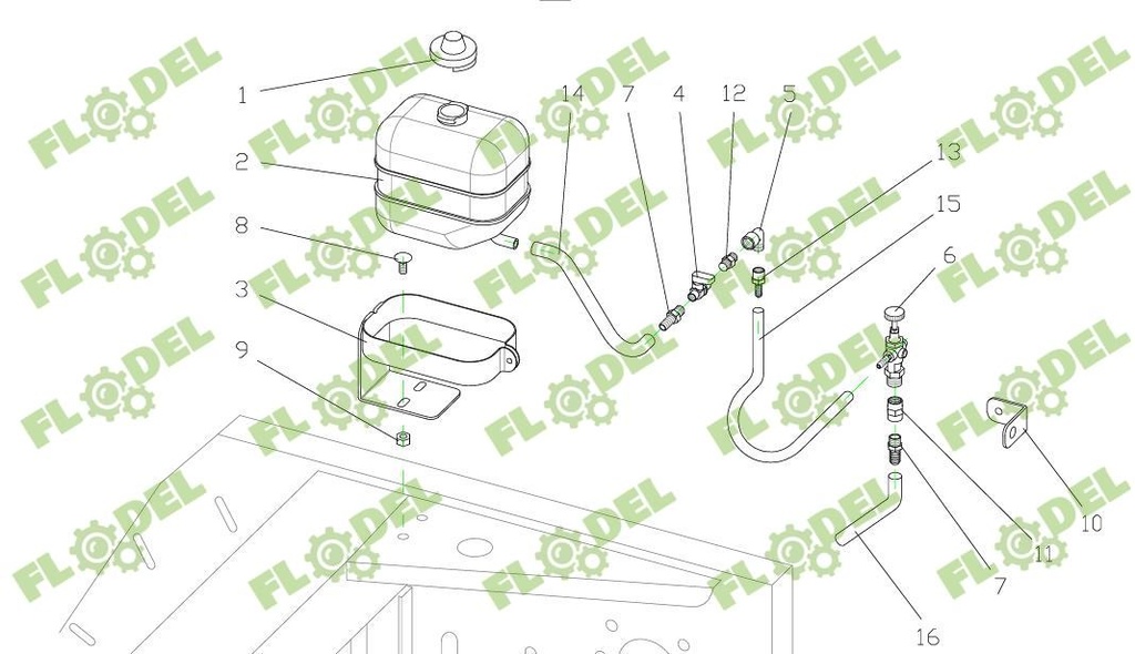 Robinet ulei DOMINONI 05043 Original DOMINONI