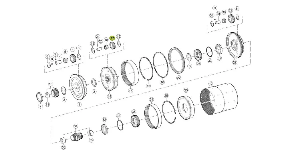 Pinion planetar CLAAS 165808 [Z-25]