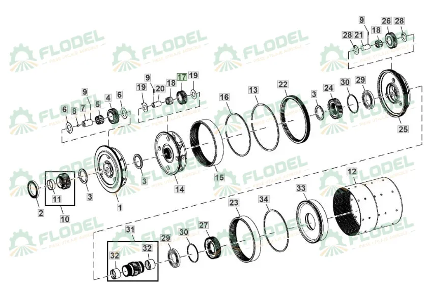 Rulment cu role planetar JOHN DEERE L230876