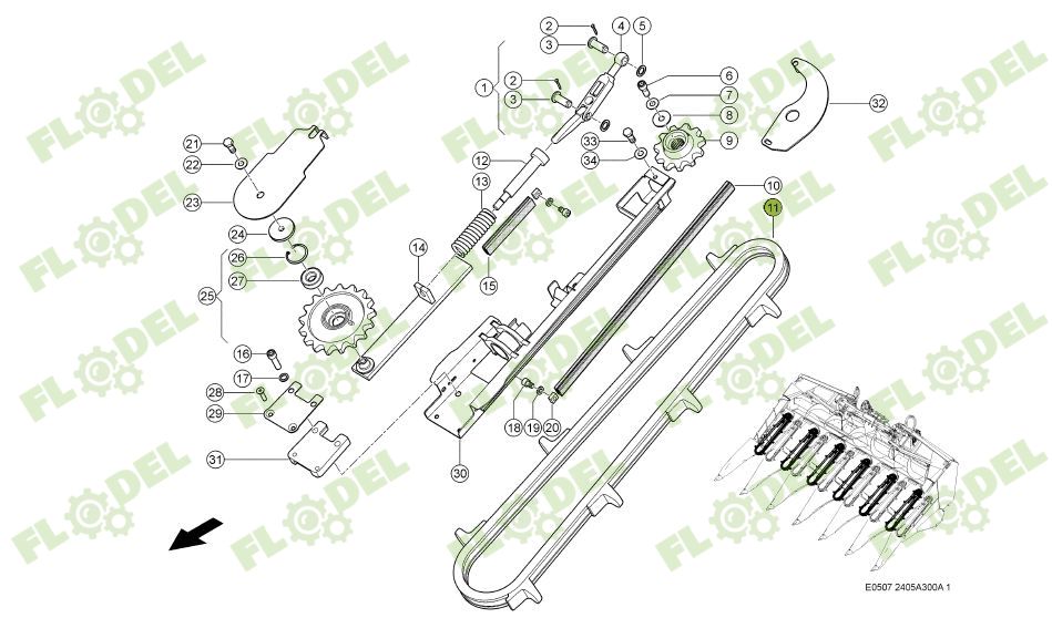 Lant CLAAS CORIO 395305 DONGHUA