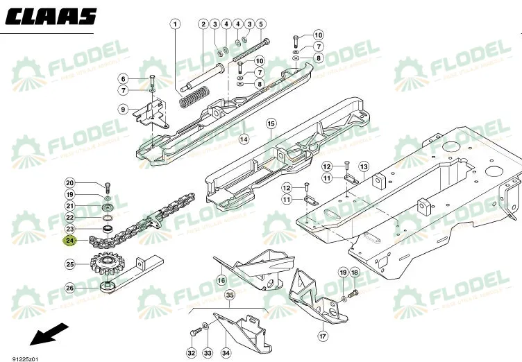 Lant CLAAS CONSPEED 998852