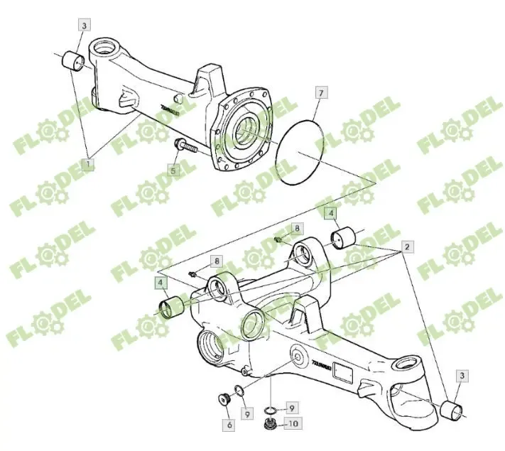 Bucsa punte fata JOHN DEERE L76471 Original JOHN DEERE.webp