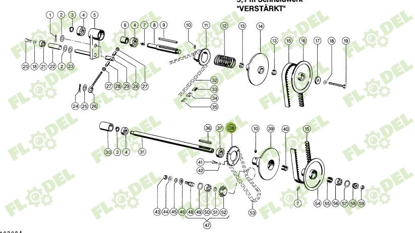 Pinion CLAAS - Z24 67,5x128mm 670203