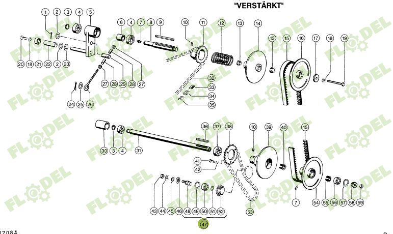 Pinion intinzator complet Z15 673329