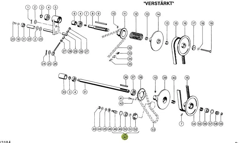 Pinion intinzator complet Z15 673329