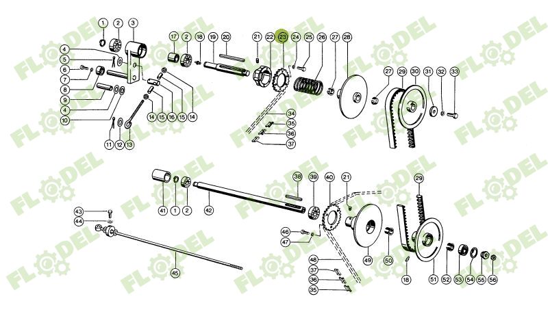 Pinion CLAAS - Z22 670219