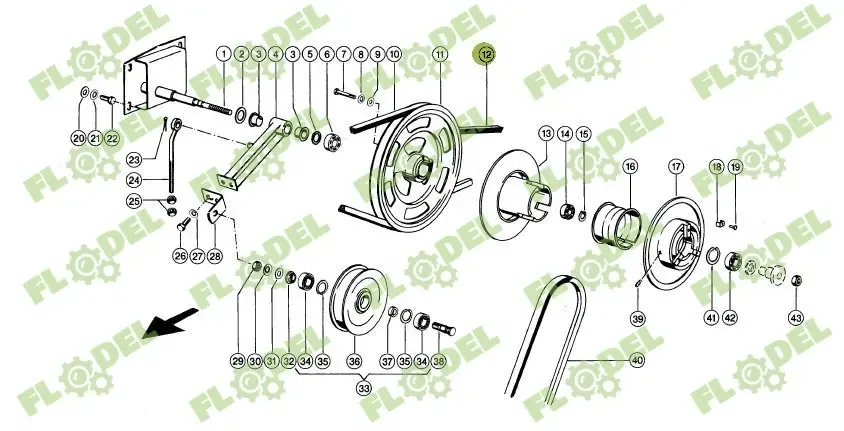 Curea combina CLAAS 644141 GATES (1).webp