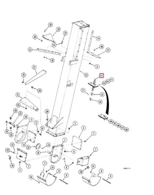 Lant cupe elevator boabe CASE-IH  87365387 [DONGHUA]