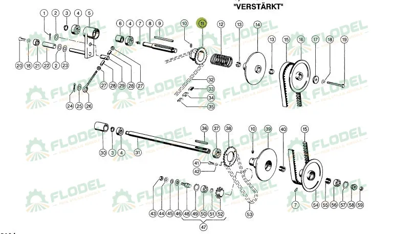 Pinion CLAAS  Z19 Ø 30mm 629982