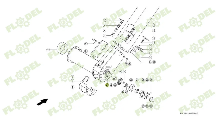 Picior elevator claas.webp