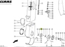 Pinion elevator combina CLAAS  Z11 35mm interior 735895