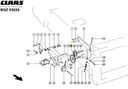 Pinion gura alimentare CLAAS LEXION Z26   668822