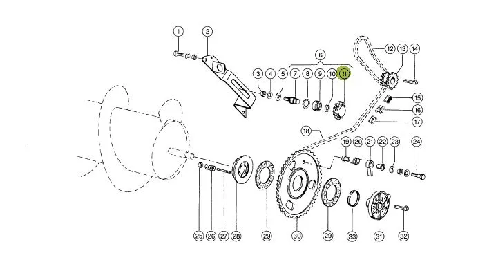 Pinion intinzator combina CLAAS Z14 503937