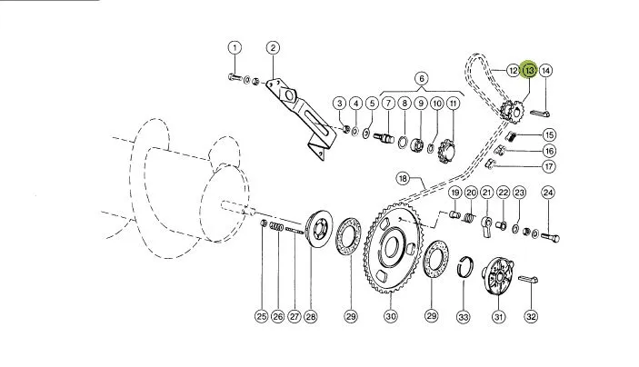 Pinion dublu tambur alimentare CLAAS 645333