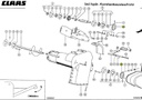 Pinion elevator umplere buncar CLAAS Z14 619272
