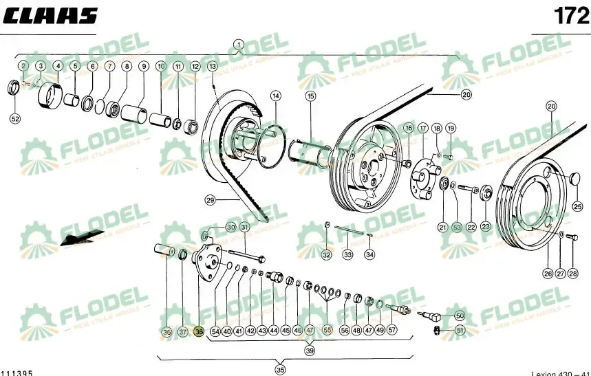 [FLO10699] Flansa presiune variator CLAAS 089615.webp
