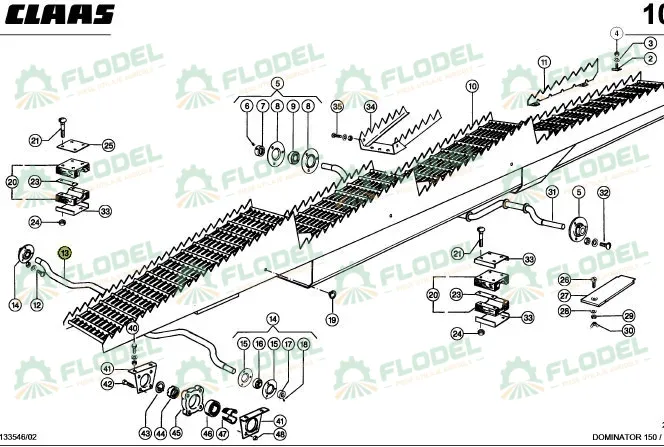 Ax cai fata combina agricola CLAAS 1145x31mm