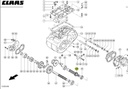 Ax cutie de viteze combina CLAAS LEXION 769784