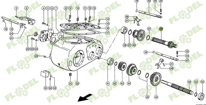 Ax transmisie combina agricola CLAAS 669549