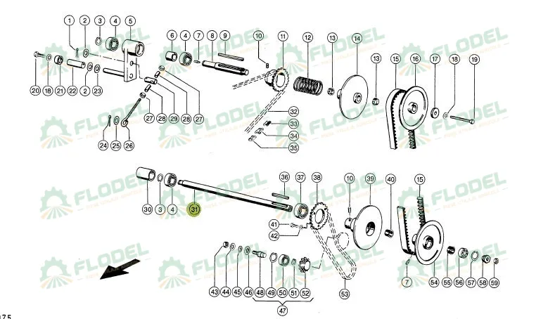 Ax variator header paioase CLAAS 656x30.2mm 670201