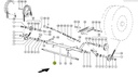 Ax radiator combina CLAAS 642x22mm 657835