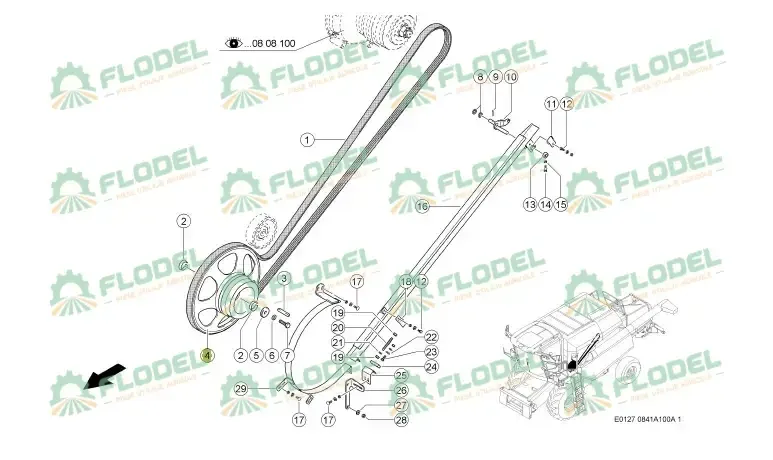 [FLO11485] Fulie postbatator CLAAS 0006607920 Original CLAAS.webp