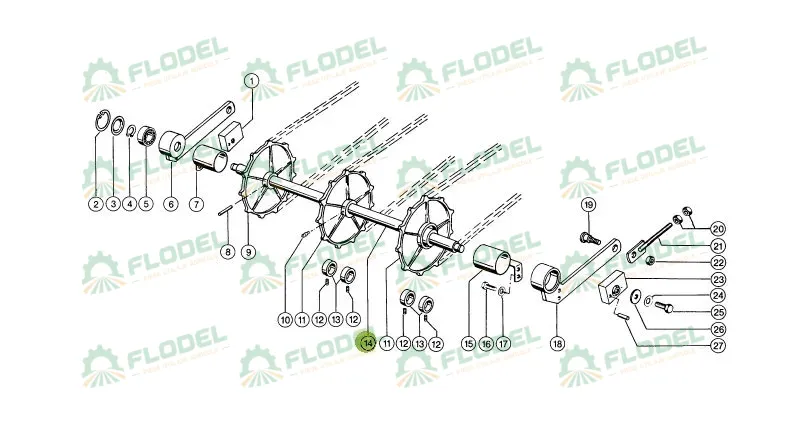 Ax 40x1028mm Claas Dominator 603515