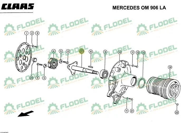 Ax priza motor combina CLAAS 545621 (1).webp