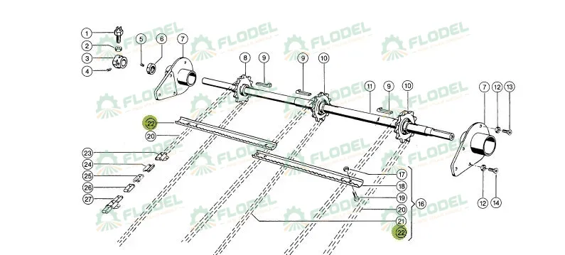 Raclet transportor combina CLAAS  Dreapta 603743