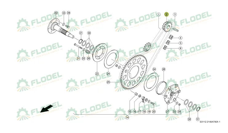 Pinion dublu claas.webp