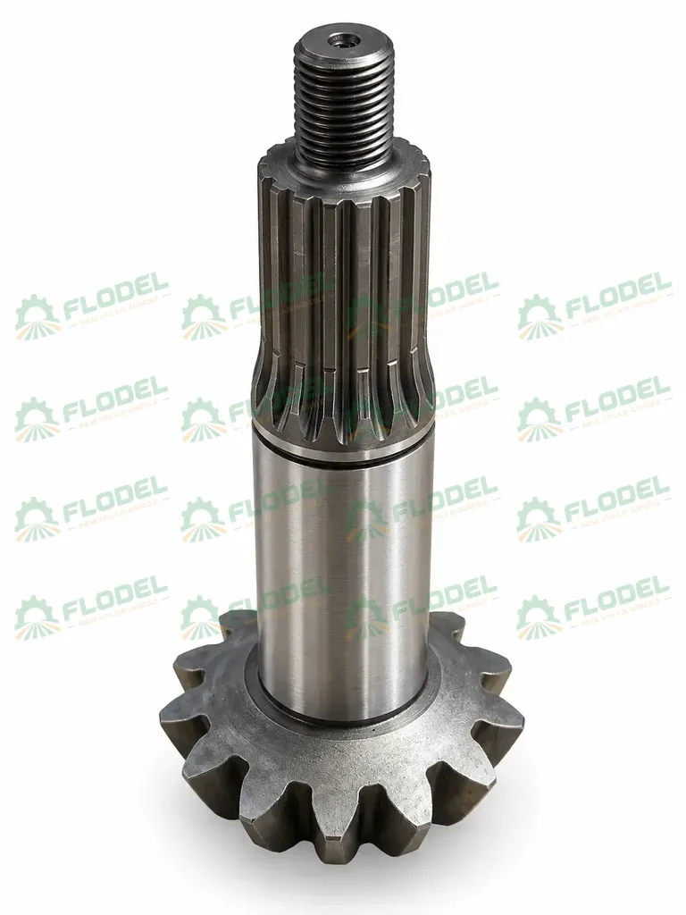 Upright Machined Steel Spline Gear Shaft.webp