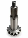 Upright Machined Steel Spline Gear Shaft.webp