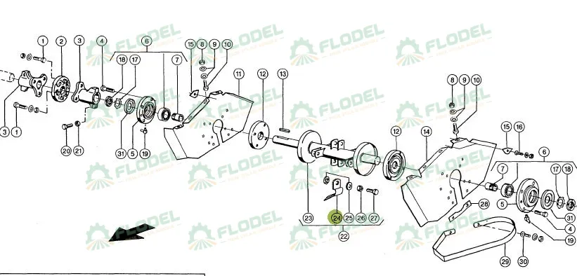 Cutit tocator header porumb CLAAS 695728