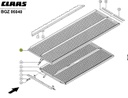 Sita superioara combina CLAAS LEXION 736182 1739x612mm
