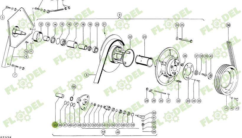 Piston variator hidraulic combina CLAAS 77x35mm 671082