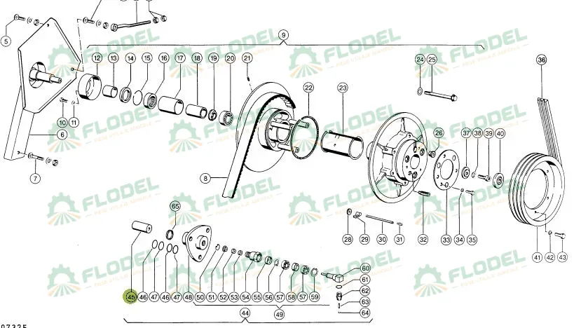 Piston variator hidraulic combina CLAAS 77x35mm 671082