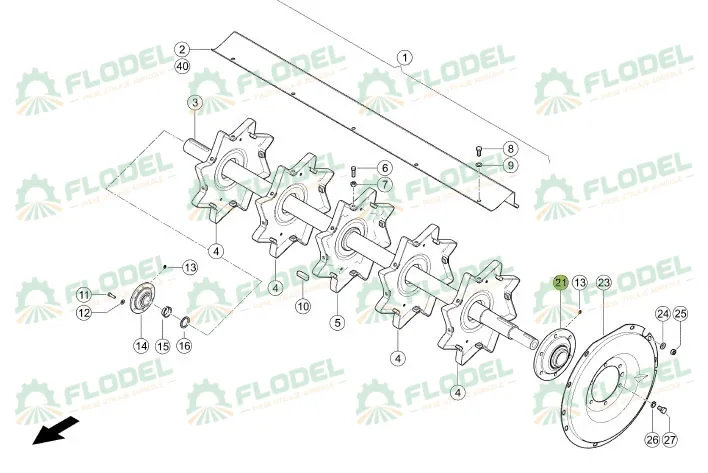 Lagar rulment postbatator combina CLAAS 544116