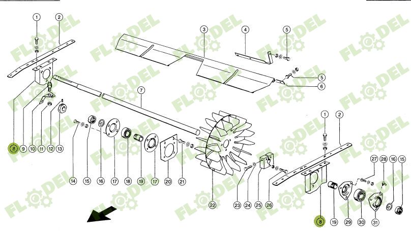 Lagar rulment combina CLAAS LEXION 735749