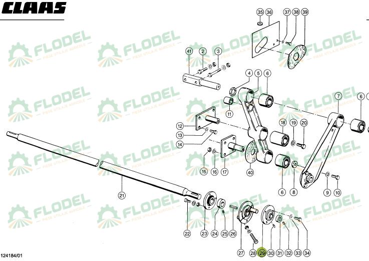 Lagar cu rulment biela casa sitelor CLAAS 662624