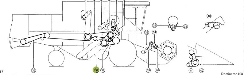 Curea danturata combina CLAAS 629035