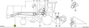 Curea tocator combina CLAAS Gates 8230x22mm 061360