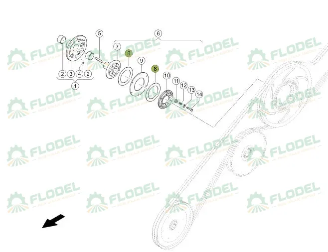 Ferodou ambreiaj combina CLAAS 749936