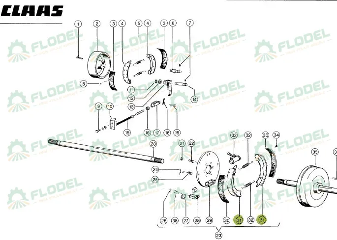 Ferodou set placute frana 40x250mm 655312
