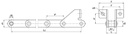 Lant cupe umplere buncar John Deere AZ10367