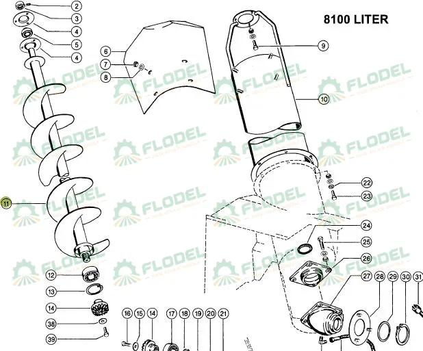 Snec incarcare buncar combina agricola CLAAS 751118